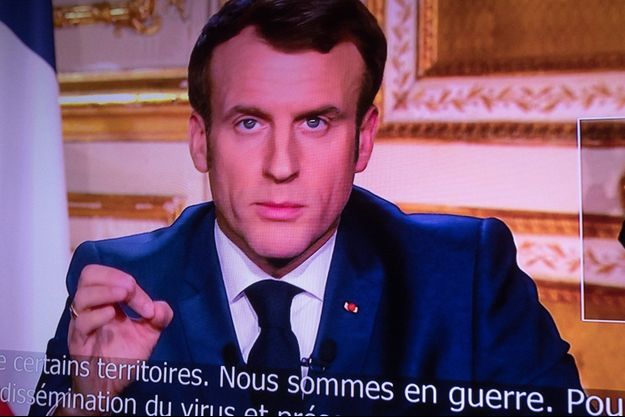 Телевизионное обращение президента Французской Республики Э.Макрона в связи с эпидемией коронавируса