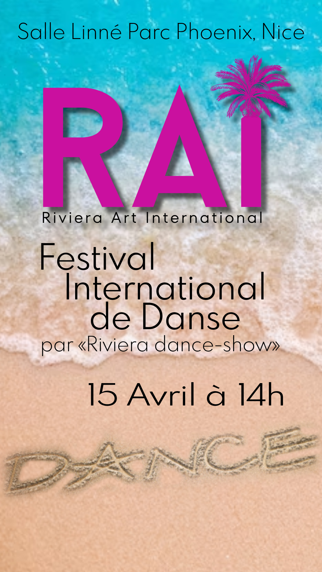До 5 апреля 2023 г.  прием заявок на участие в I Международном фестивале танца «Riviera Art International» в Ницце