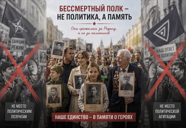 ОБРАЩЕНИЕ К РУССКОЯЗЫЧНОЙ ДИАСПОРЕ ФРАНЦИИ В  СВЯЗИ С СИТУАЦИЕЙ ВОКРУГ ШЕСТВИЯ «БЕССМЕРТНЫЙ ПОЛК»