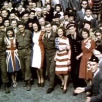 Общая Победа союзников — общая память народов: флаги четырёх стран-победительниц как символ единства и мира.