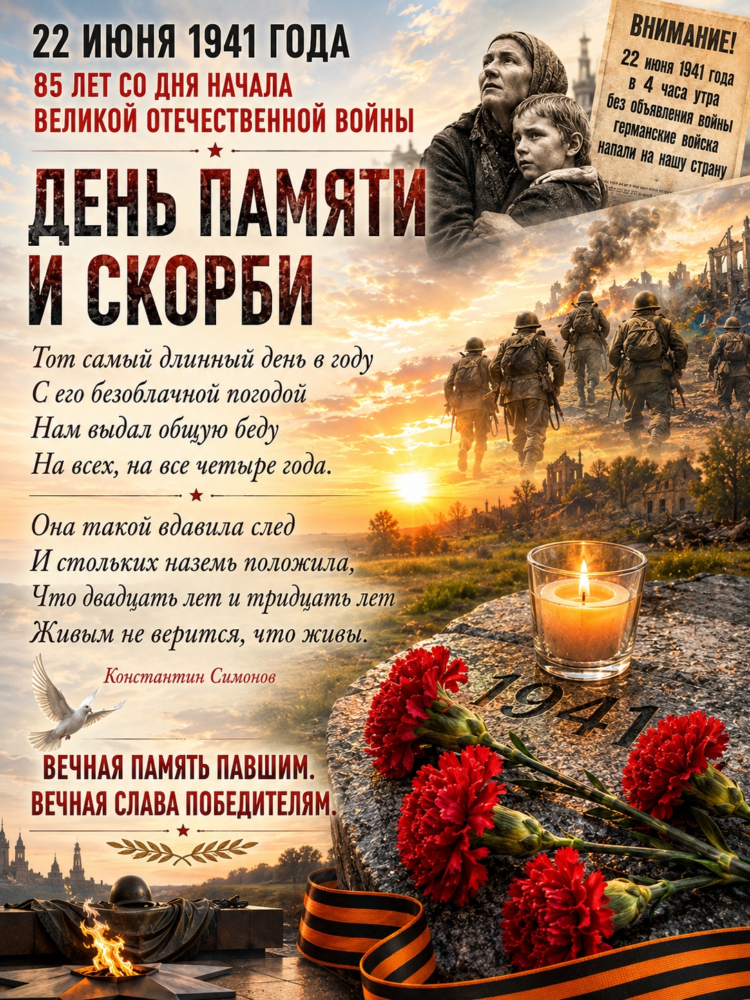 22 июня — День памяти и скорби