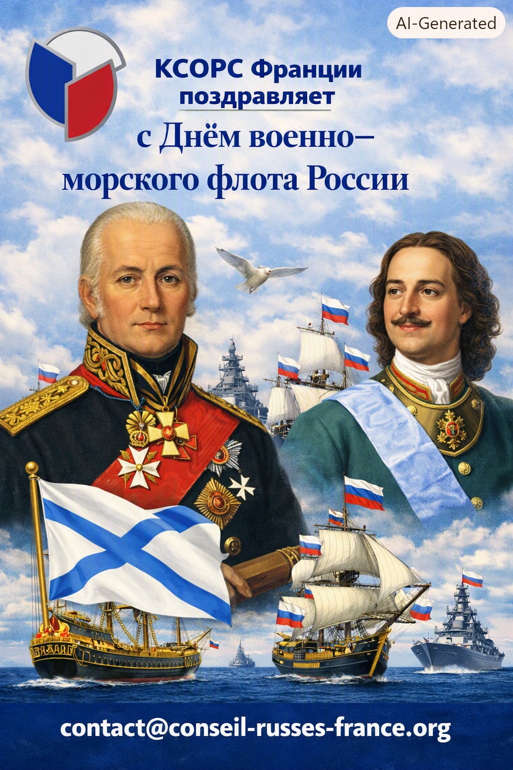 Ко Дню Военноморского флота России Фёдор Ушаков — непобедимый адмирал и святой покровитель российского флота.