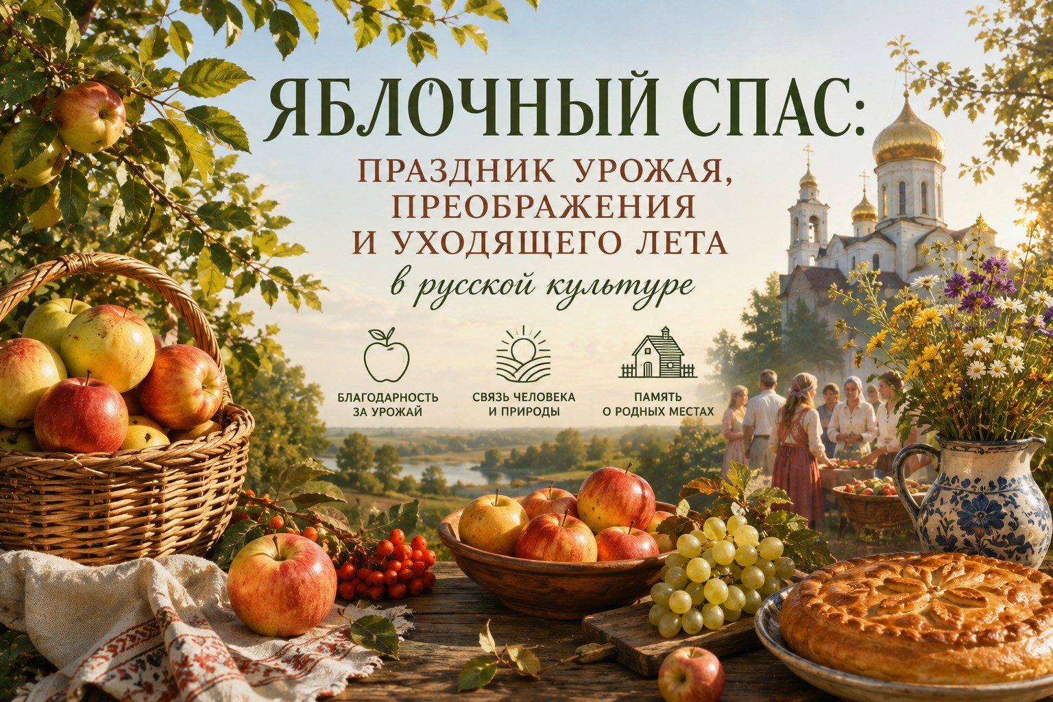Яблочный Спас в русской культуре от праздника урожая до образа памяти